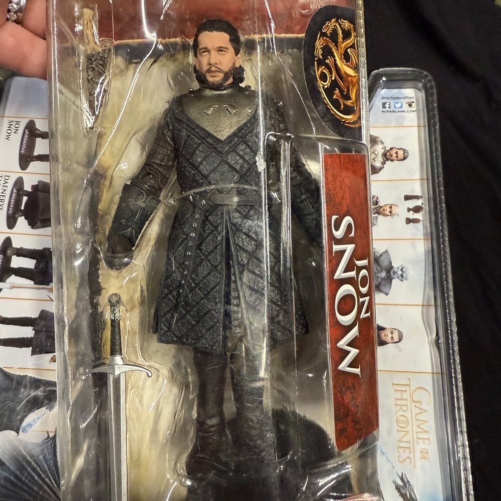 HBO Game of Thrones Action Figures Set Of 3 JonSnow, Arya, McFarlane Toys NEW - Picture 9 of 16